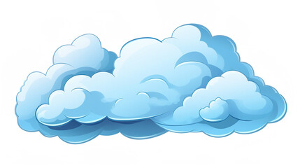 cute clouds style art sky icon illustration