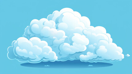 cute clouds style art sky icon illustration
