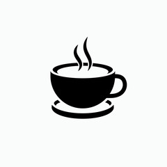 Hot Coffee Icon. Beverage Symbol - Vector.