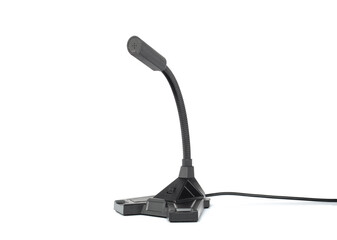 Gaming microphone on a white background