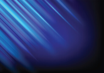Abstract blue color light rays effect background