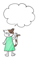 Cat's balloon (glasses)