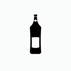 Martini Icon. Liquor, Alcoholic Beverages Symbol - Vector, Sign for Design, Presentation, Website or Apps Elements.    