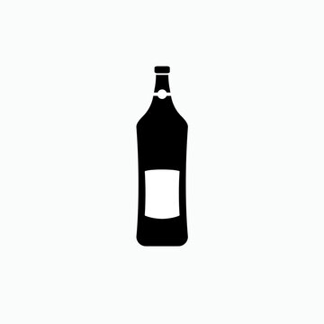 Martini Icon. Liquor, Alcoholic Beverages Symbol - Vector, Sign for Design, Presentation, Website or Apps Elements.    