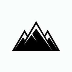 Mountain Icon. Mount Symbol - Vector, Sign for Design, Presentation, Website or Apps Elements.