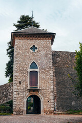 Fototapeta na wymiar Tower of Trsat Castle in Rijeka, Croatia