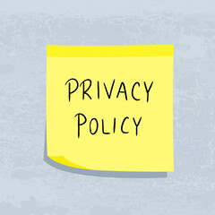 Privacy policy sign