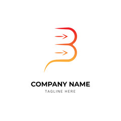 Modern letter logo design concept
