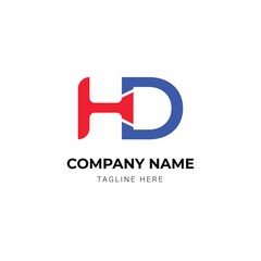 Modern letter logo design concept
