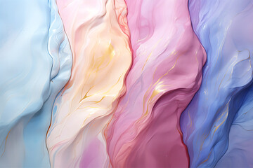 abstract background with fluid marble textures in soft pastel tones Generative AI