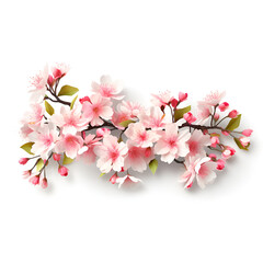 cherry blossom isolated generative AI