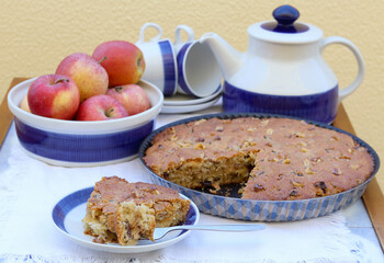 Apple, cinnamon  cake