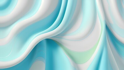 Thickness of colors and a mix of fabric, artistic abstract background in azure hues