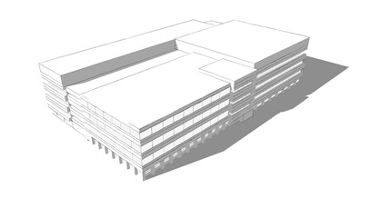 Office building sketch 