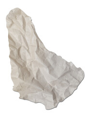 Obraz premium island map paper texture cut out on white background..