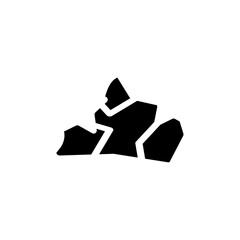 Resources rock icon vector design templates