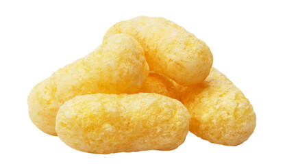 Delicious corn sticks cut out