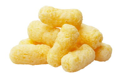 Delicious corn sticks cut out
