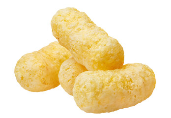 Delicious corn sticks cut out
