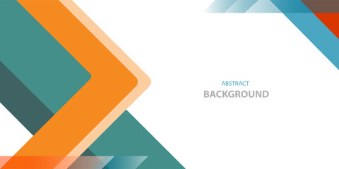 Colorful triangle abstract background with white space for text and message. template design