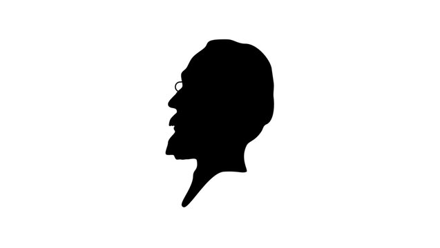 Bedrich Smetana silhouette