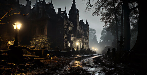 Obraz premium church in the night