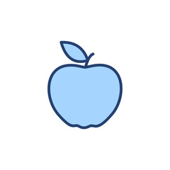 Apple icon vector. Apple sign and symbols for web design.