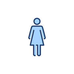 Female icon vector. woman sign and symbol