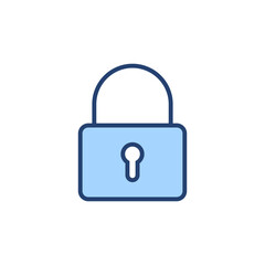 Lock icon vector. Padlock sign and symbol. Encryption icon. Security symbol
