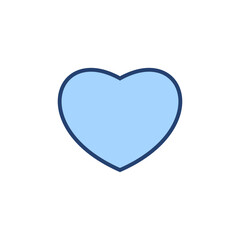 Love icon vector. Heart sign and symbol. Like icon vector.