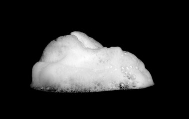 liquid white foam from soap or shampoo or shower gel Abstract soap bubbles. Set foam, soap bubble...