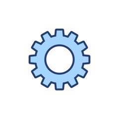 Setting icon vector. Cog sign and symbol. Gear Sign