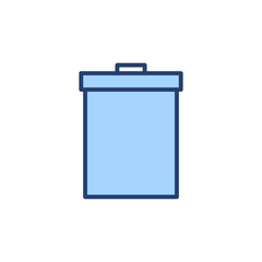 Trash icon vector. trash can icon. delete sign and symbol.