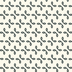 Seamless pattern with interlaced lines. Abstract background
