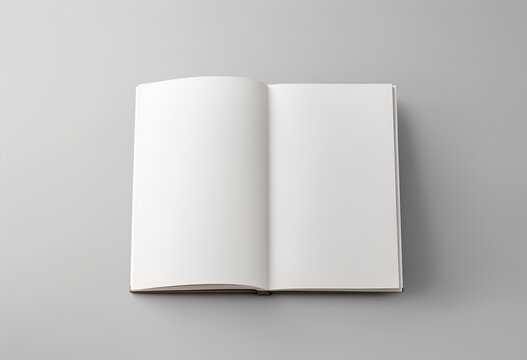 Photorealistic Book Mockup on light grey background