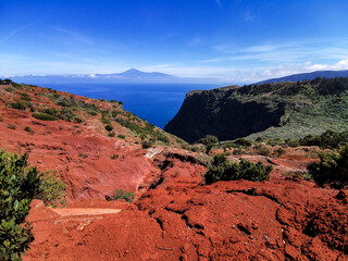 spring colors in the interior of Tenerife along the quiet coast - Spain