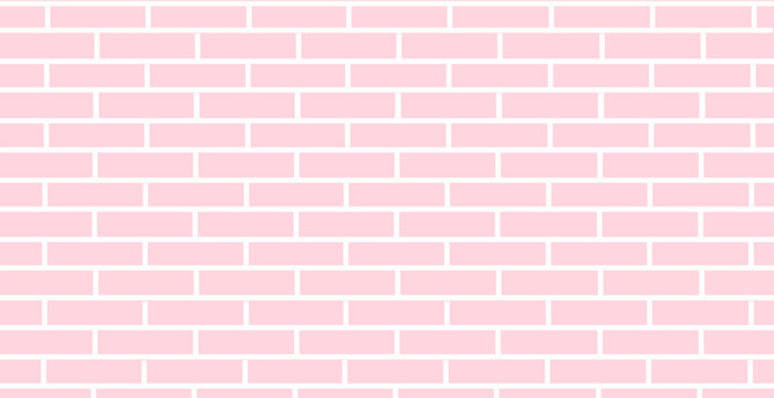 Pink brick wall background © theeve
