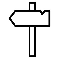 road sign line