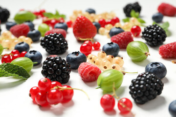 Tasty and delicious summer food, berries, healthy food concept