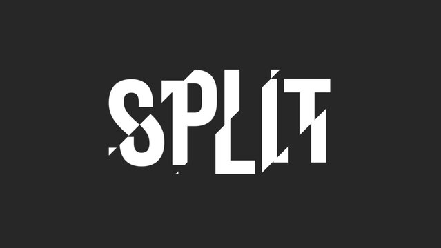 Clean Split Text Animations