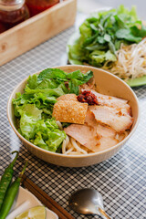Vietnamese traditional cuisine of the Mid Area: Cao Lau