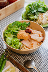 Vietnamese traditional cuisine of the Mid Area: Cao Lau