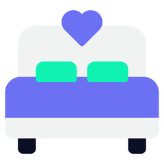 Bed and Pillow Icons