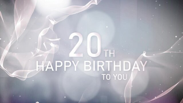 20Th Happy Birthday" Images – Browse 35 Stock Photos, Vectors, and Video