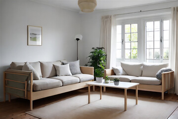 Nice bright living room.