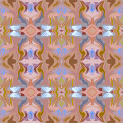 Naklejka na ściany i meble Stylized texture. Modern futuristic seamless pattern. Multicolor dynamic background. Decorative prints for creativity and imagination. Print for wallpaper, T-shirts, linens or wrapping, textile.