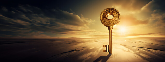 Golden Key to Success, a timeless representation of unlocking the doors to success in the world of business and finance