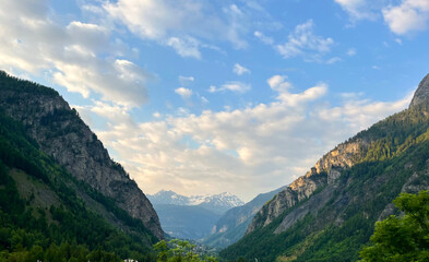 Mont Blanc (French Mont Blanc and Italian. Monte Bianco — "white mountain") is a mountain that rises above Lake Leman in the Alps. It is located on the border of Italy and France