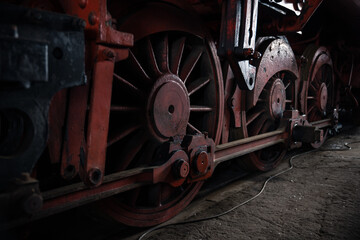 Fototapeta premium Dampflokomotive