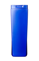 Plastic bottle for shampoo. Isolate on a white background.